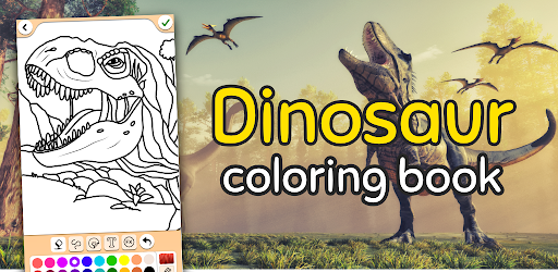 Dino Coloring Game
