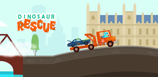 Dinosaur Rescue Truck Games