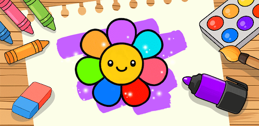 Coloring games for kids: 2-5 y