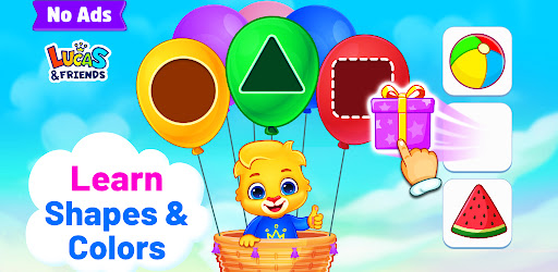 Colors & Shapes: Coloring game