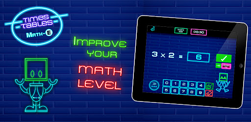 Times tables for kids & MATH-E