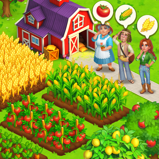 Farm Town: Happy farming Day & food farm game City
