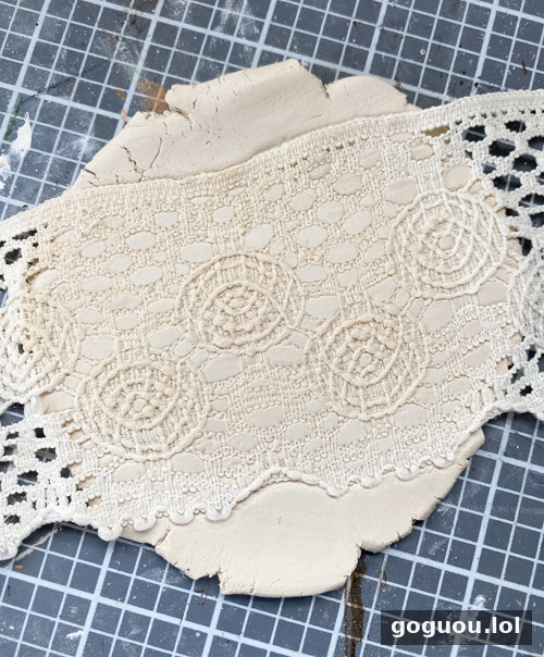DIY Lace Christmas Ornaments made with air-dry clay, lace, and simple tools. Easy, elegant, and customizable holiday decorations for your tree.